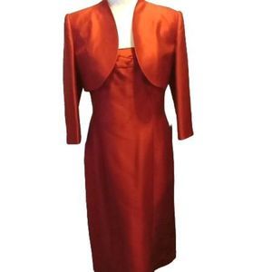 Bloomingdale's Evening Wear Set Red Women's Size 14